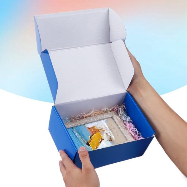 Embalagem de presente dobrável Caixas de papel corrugado de avião com medidas personalizadas