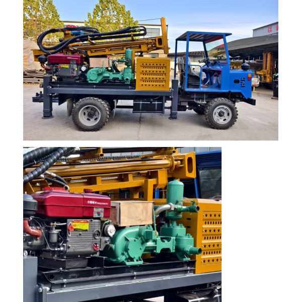 New Four-wheel Drive Water Well Drilling Rig For Agriculture