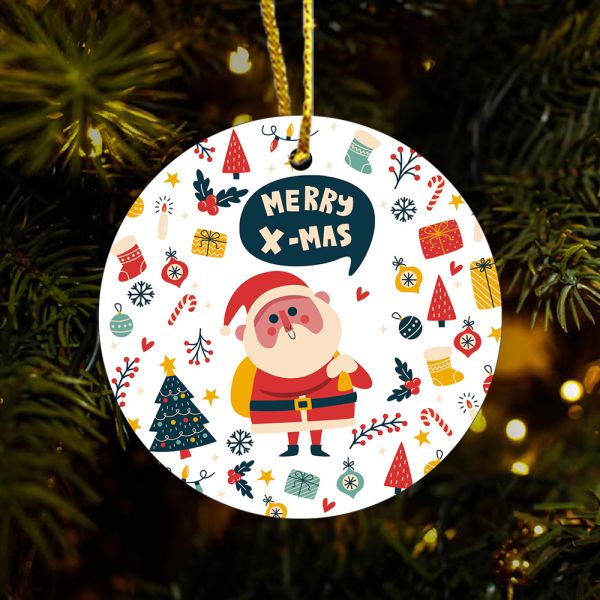 Изготовленная на заказ керамическая вися рождественская елка орнаментирует для украшения праздника фестиваля