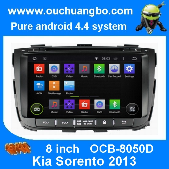 Ouchuangbo Auto Multimedia Kit Stereo Audio System Kia Sorento 2013 Android 4.4 GPS Navigation Touch Screen OCB-8050D