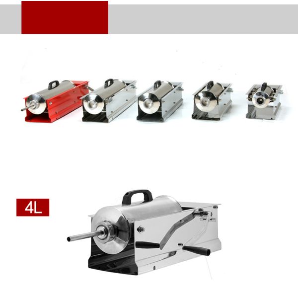 76 * 22.5 * 18cm Home Sausage Making Equipment Hand Crank Sausage Stuffer 10 Kg