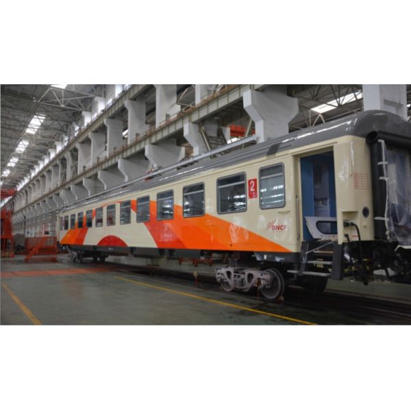 1435mm Gauge Passenger Rail Cars , Railroad Passenger Trains 63T Load Capacity, Railway Coach