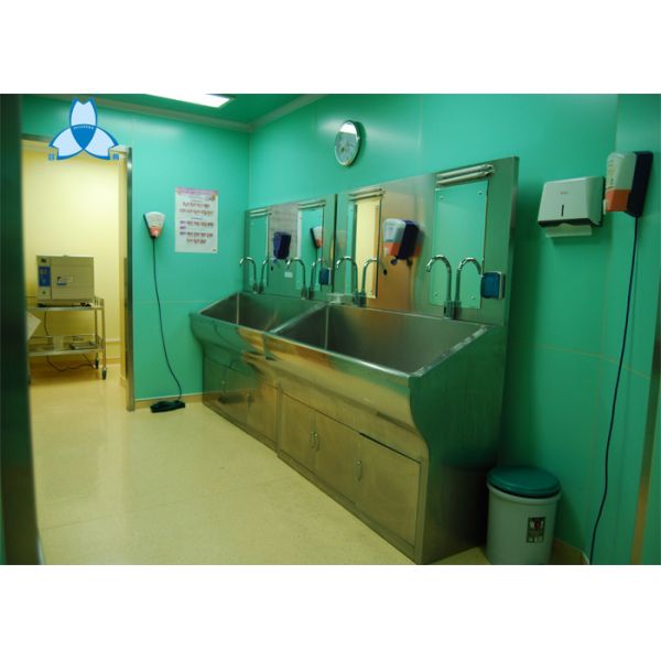 Тазы руки воздушного фильтра больницы нержавеющей стали с шкафами для человека 2
