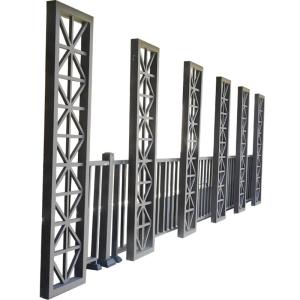 Wrought Iron 6063 Aluminium Metal Stair Handrail Balusters For Outside Steps