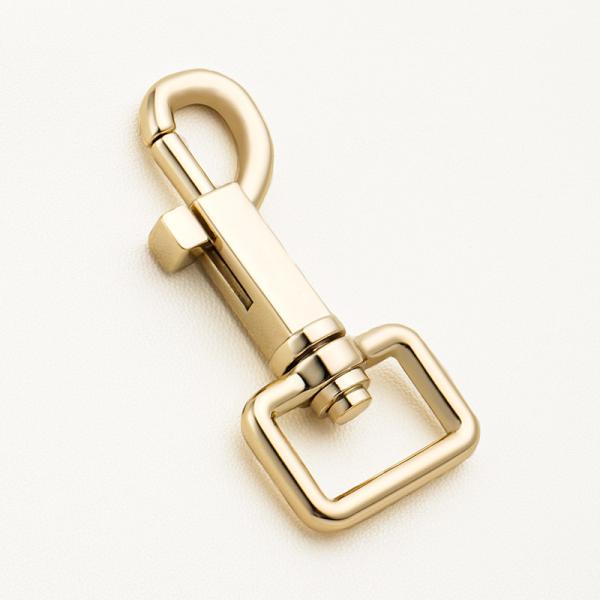 Customized 20mm Gold Metal Snap Hook for Bag Strap Clasp Bag Hardware 3/4 Swivel Hook