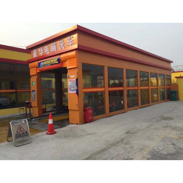 Полностью автоматическая машина для стирки автомобилей ExpressTunnel с 9 щетками конвейерной лентой для рынка Северной и Южной Америки