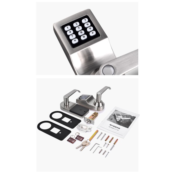 YAGU Wholesale Price High Quality Mobile Application Durable Granular Digital Button Swipe Card Password Door Lock