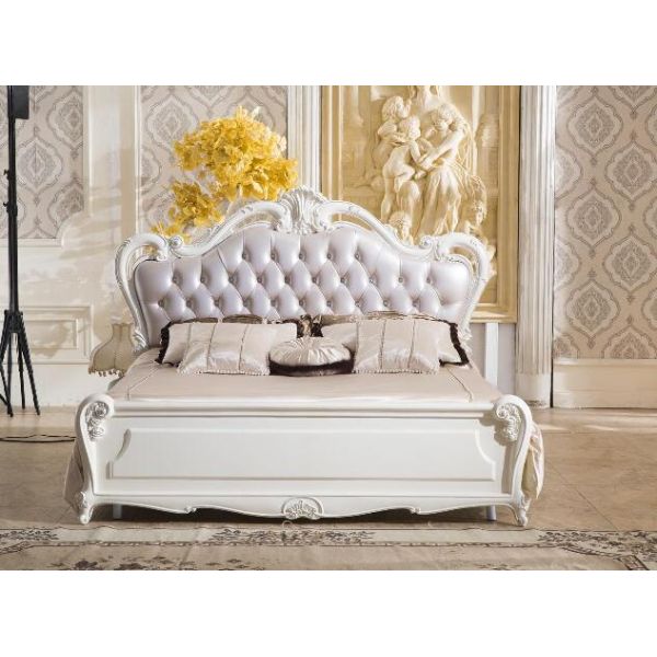 Vintage Antique Bed Wood full bedroom set classic luxury beds