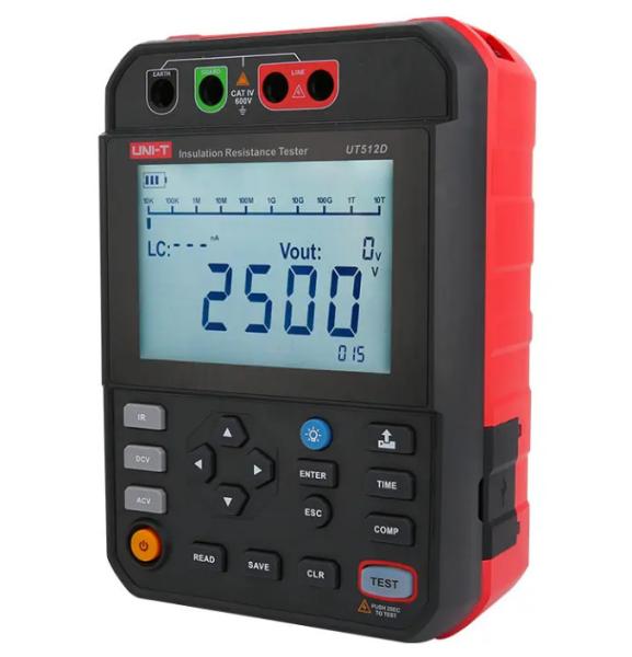 Testeurs de résistance d'isolement UNI-T UT512D UT512E 2,5 kV
