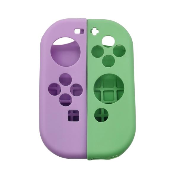 1 pair Multi Colors Silicone Case for Nintendo Switch OLED Joy-Con Left and Right Controllers