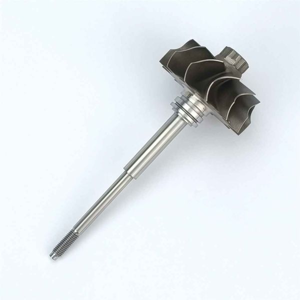 El eje de las ruedas de las turbinas MS-TECH Turbo TD04LR 04884234AB 49377-00200 Fit Turbos Ind 47.2mm Exd 41.2mm Hojas 8