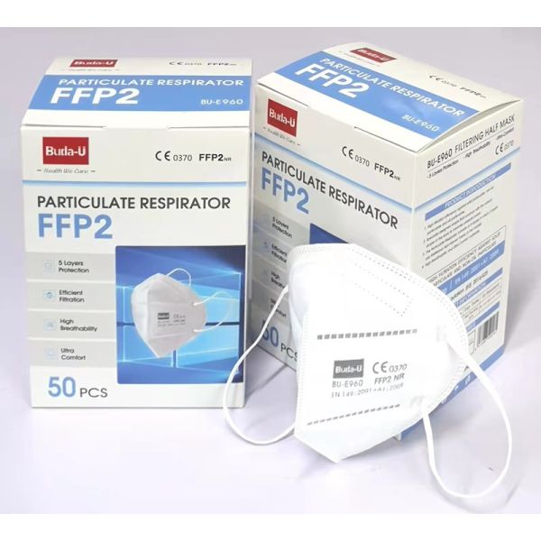 Маска респиратора BU-E960 5Ply FFP2 NR частичная для людей и женщин, соотвествует PPE