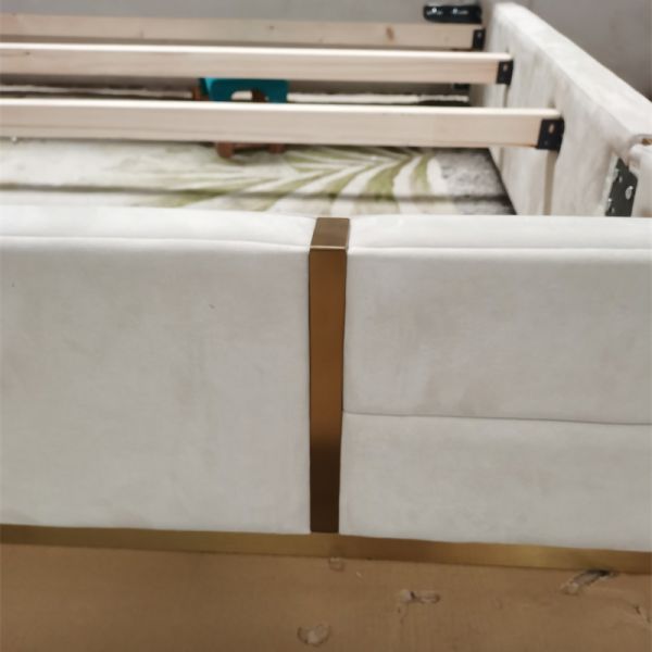 Двуспальная кровать короля Размера Кожи сосны