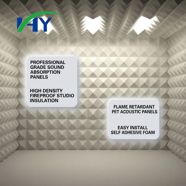 Wholesale Acoustic Foam Self Adhesive Sheets Flame Retardant For Studios