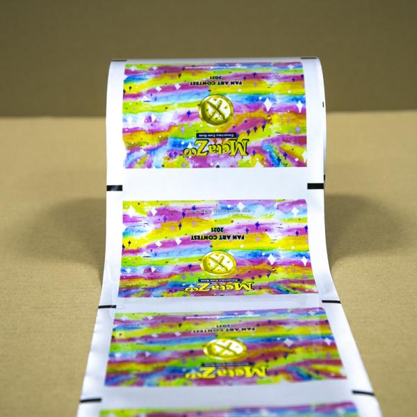 High-Resolution Printing Cartoon Card Packaging Roll Film For Children Toys Cards Packaging