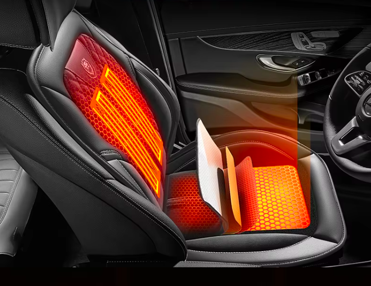 Fundas de asiento calefactadas ajustables para automóviles, control electrónico, ODM