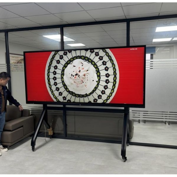 105'' interactive flat panel display, 5K UHD 21:9 Ultra Wide Interactive Whiteboard Display, All-in-One Electronic Digital Whiteboard for Office and Classroom