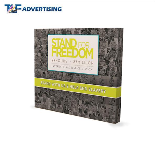 Custom Printed Trade Show Backdrop Displays , Portable Exhibition Displays Flame Resistant