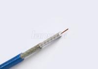 20 cabo coaxial da tevê Calibre de diâmetro de fios CCS, 75 cabo coaxial do OHM Rg59 para o sistema de CATV