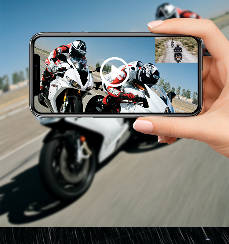 Video Helmet Cameras 4K Professional Digital Motorcycle Recorder for Moto