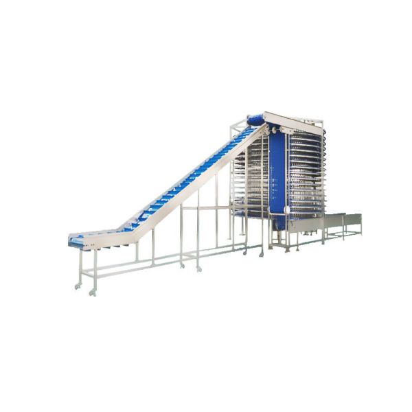 Industrial IQF Quick Freezing Vegetable Machine Easy Operation One Key Touch Operation