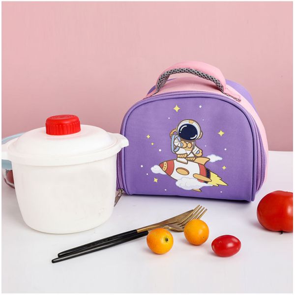 Food Cartoon Kids Cooler Lunch Bags Portable thermal bag for Girl Insulation bag