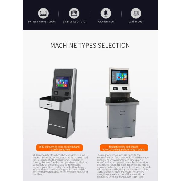 Машина Ki подержания и возвращающ книги библиотеки библиотеки станции книги данным по школьной библиотеки киоска оплаты собственной личности Multi