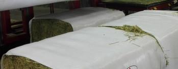 Custom Printed PP Woven Fabric For Shrink Wrap Hay Bales Crush Resistance