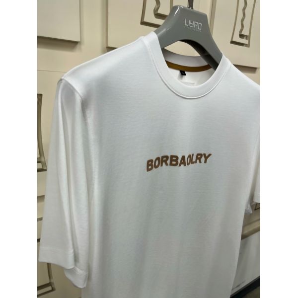 Men's High Quality Regular Fit Short Sleeve T-Shirt with Custom Logo Printed Using DTG Technology