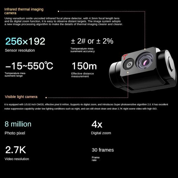 ZAi Police Drone with Thermal Imaging 10km Range GPS GLONASS