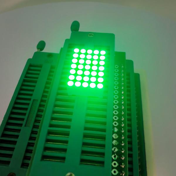 0.7インチ 純緑色 5X7 DOT マトリックス LED リフトディスプレイ