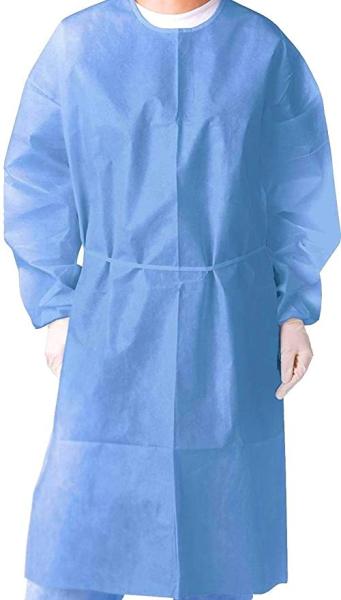 Eco Friendly Disposable Cpe Gown , Disposable Surgery Gowns Extra Strong