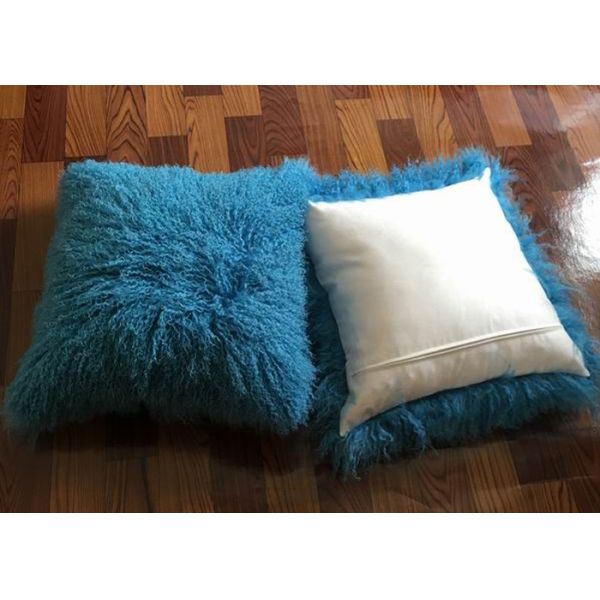 18 Inches Long Sheep Fur Decorative Pillows