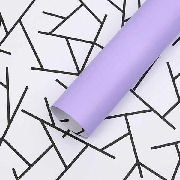 Двойной упаковочная бумага сделанная по образцу стороной пластиковая цветка флориста 58cm*58cm