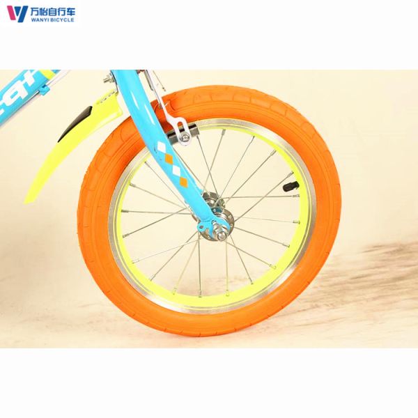 Нет складной детской тренировочный колес велосипеды фиолетовый 16 дюймовый детский велосипед OEM