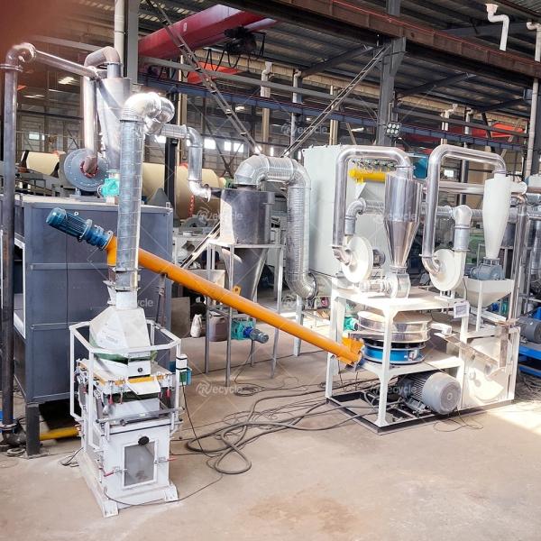 Equipamento de reciclagem de painéis solares fotovoltaicos, Linha de produção de painéis solares de resíduos