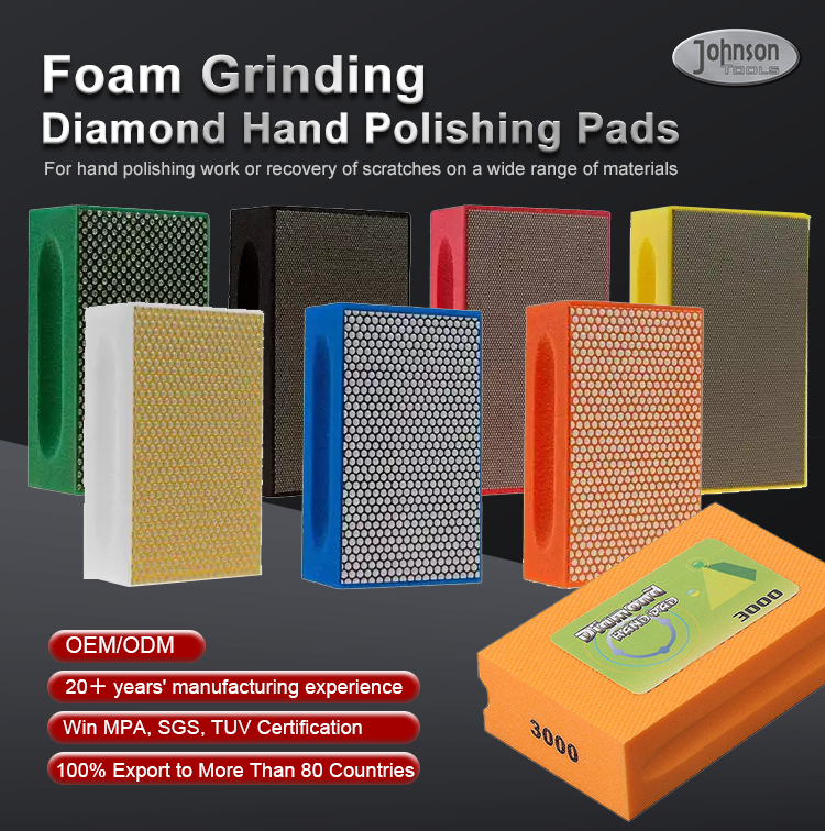 Диамантовый ручной полировки Pad Профессиональный класс Pad Для стеклянного мрамора бетонный камень полировки