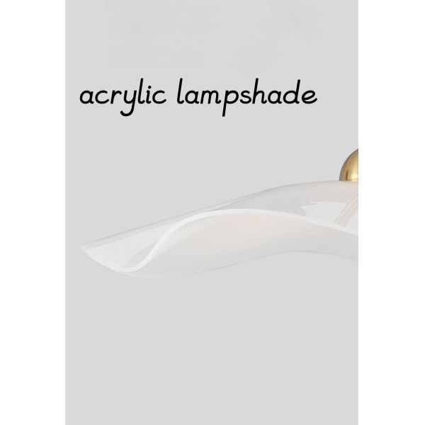 Современная простая нордическая творческая лампа лотоса Адвокатуры лестницы комнаты прожития света шкентеля золота