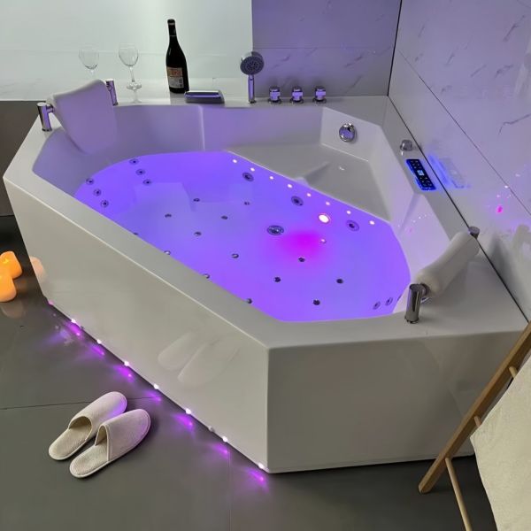 JSD9648 Bathtub Drainage System 1500mm Freestanding Acrylic Whirlpool Massage Bathtub