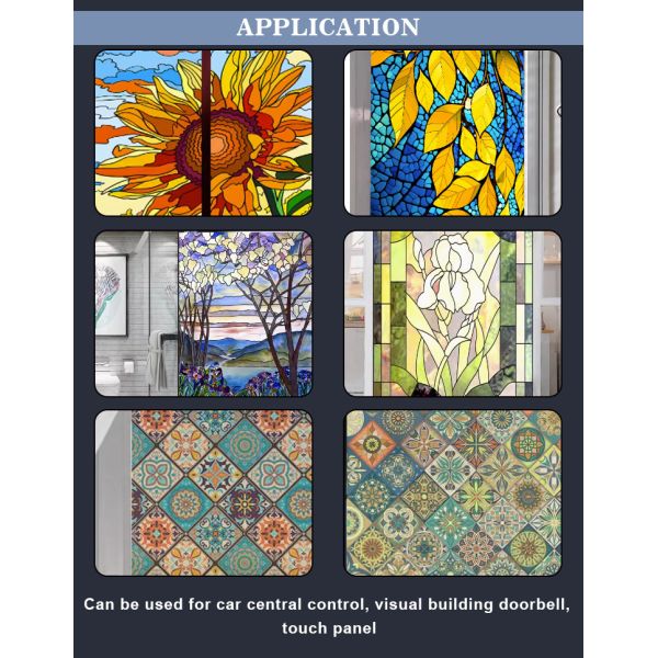 Colorful Stained Glass Decorative Glass Panels Exterior Wall Roof Church Decoration