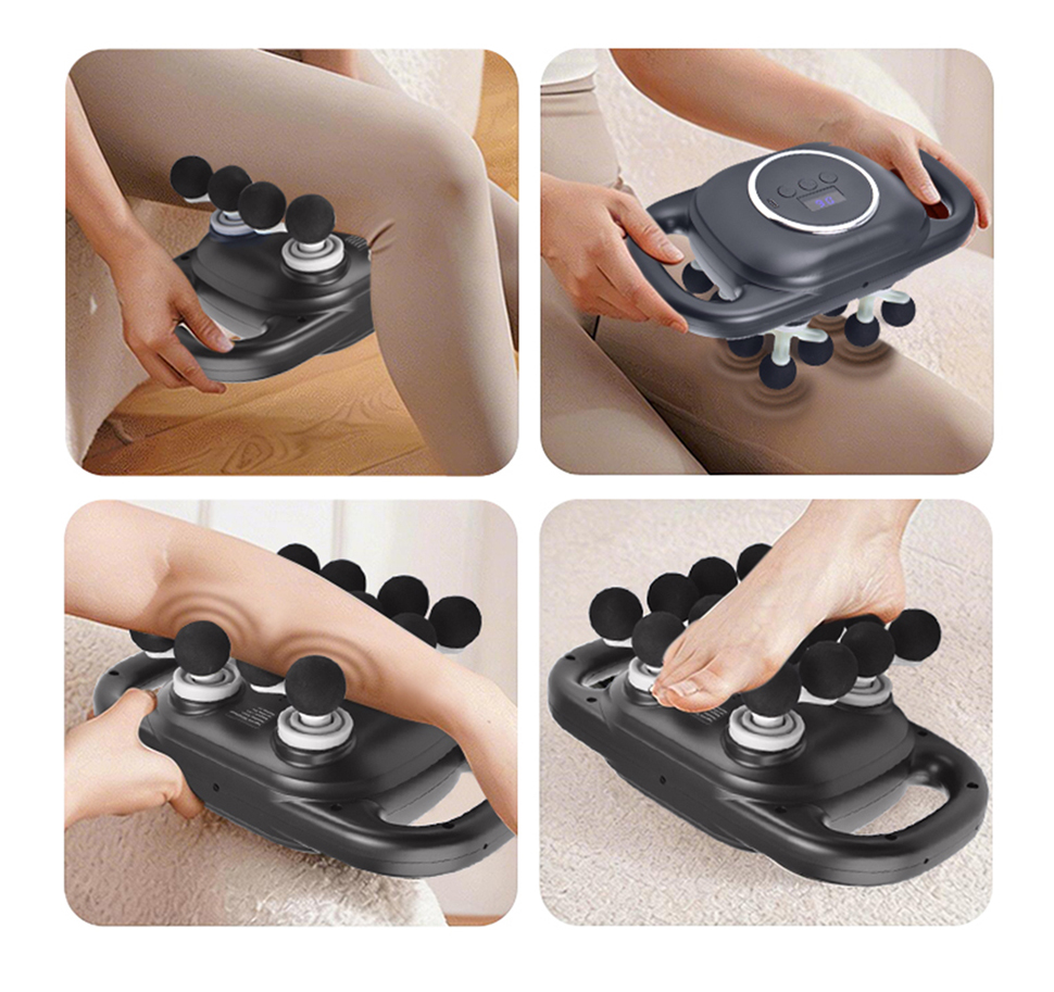 16 Head Deep Tissue High Power Massage Gun Body Massage for Back Shoulder Multifunction Massage Gun