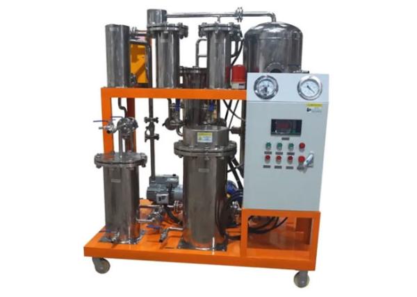 Double Stage Vacuum Transformer Oil Filtration Machine Carbon Steel Material