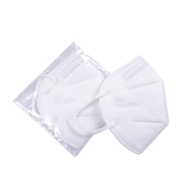 Máscara de poeira descartável branca amigável de Eco, máscaras médicas do antibacteriano N95