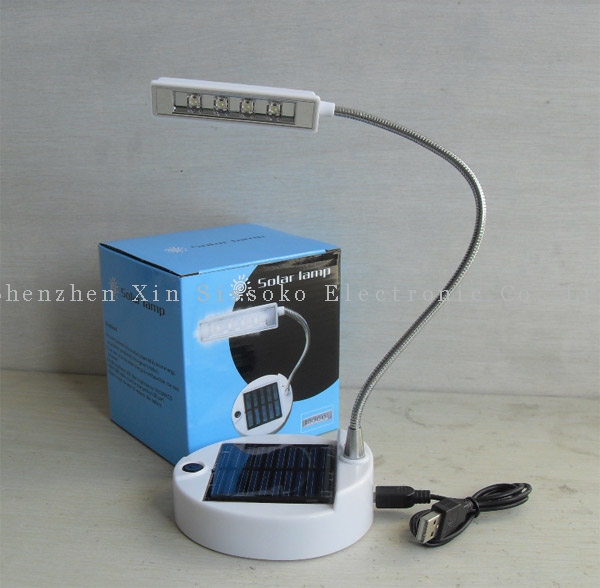 LED Solar Power Desk Lamp
