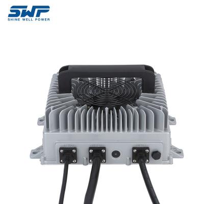 295*200*111mm Aluminum Profile Battery Charger for Electric Vehicle Charging 50A charge current 12~96V voltage