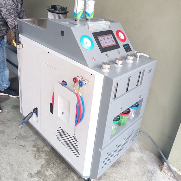 Máquina de recuperación de refrigerante industrial de 500 ml de cilindro 110V para aire acondicionado Máquina fresca