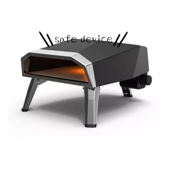 Forno de pizza a gás de aço inoxidável 12-16 polegadas comercial natural 2022 Mini Horno CE Single NL