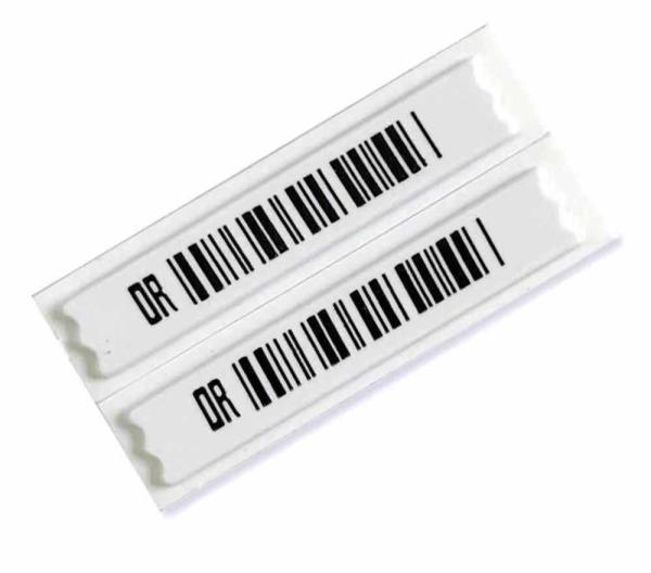 AM 58Khz Alarm System AM DR Soft Label EAS Plastic DR Barcode Labels Adhesive Anti-theft Soft Sticker DR EAS AM Label