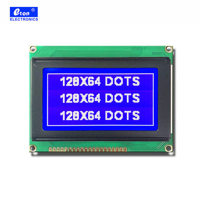 12864 COB COG STN Graphic LCD Module 128x64 Green Mono Dot Matrix LCM Display