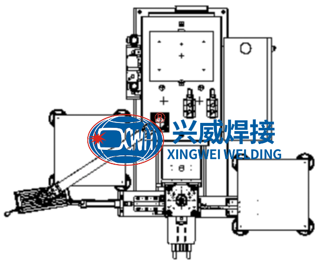 Heavy Duty Medium Frequency Standing Automatic Spot Welder Auto Feeding 100-250KVA 1000W